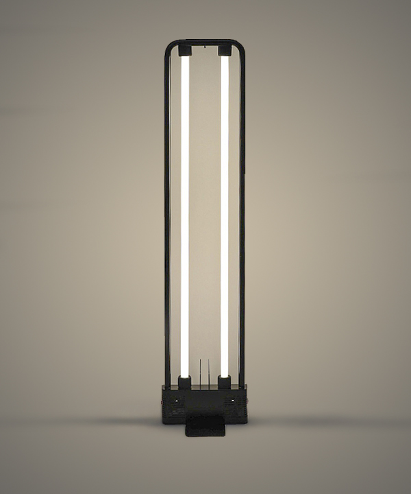100399. Zerbetto Duo Floor Lamp 80's