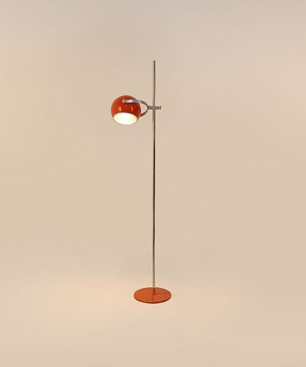 100116. Antique Orange Lamp