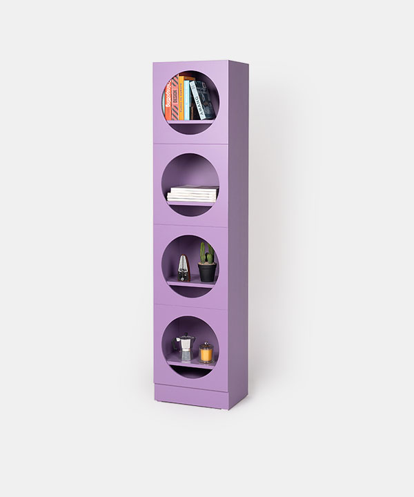 100323. display cupboard purple(2ea)