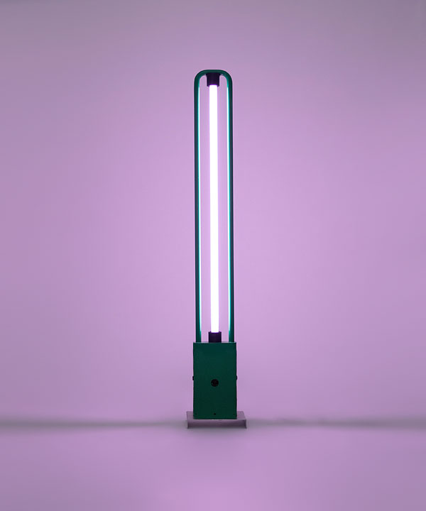 100326. Neon Floor Lamp by Gian N. Gigante 1980s