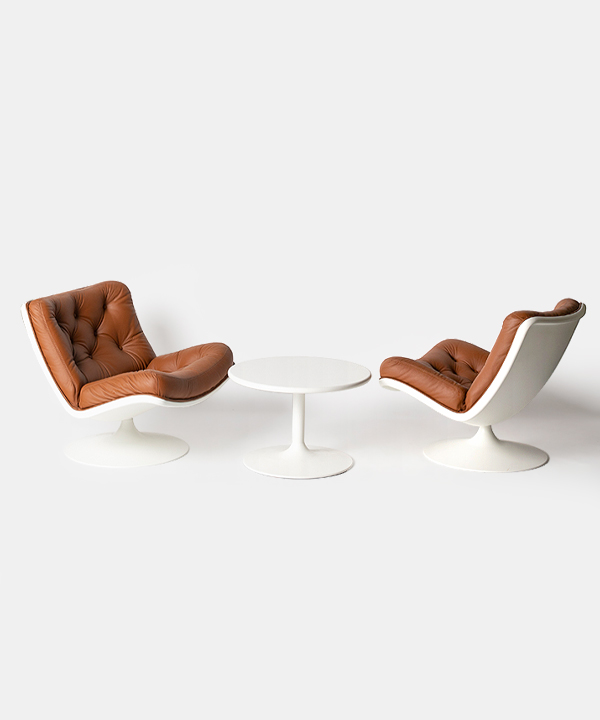 100343. F976 chair&Coffee table 1960s